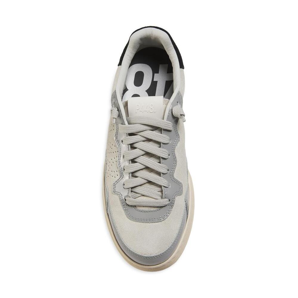 P448 New Vert Clarity low top suede and patent sneakers Women's 9 (40)